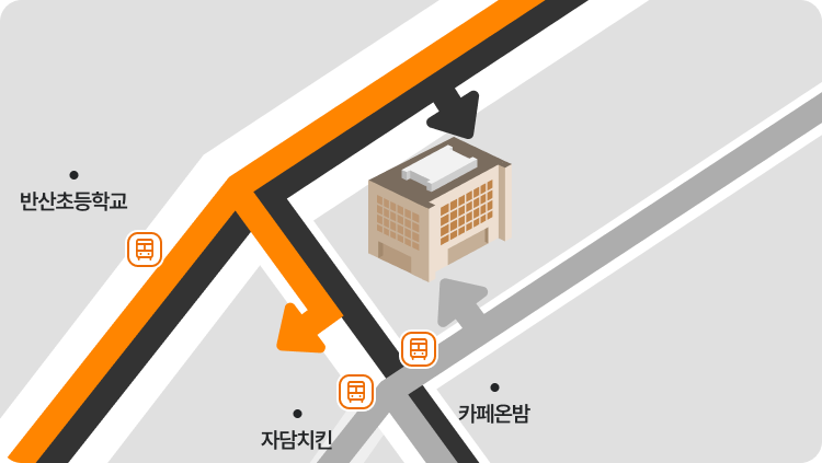 오시는길 주차장 안내 지도